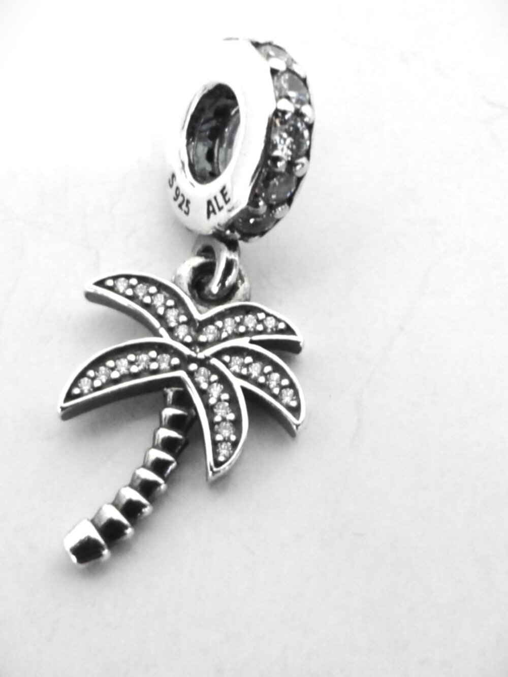 Palm Tree Dangle Charm Bead